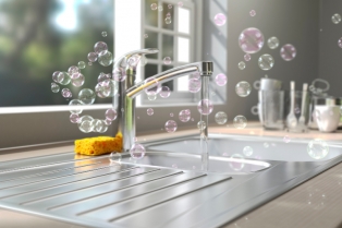 Kako brzo i lako očistiti sudoperu od nerđajućeg čelika?