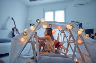 Magično žičano osvetljenje: kreativne ideje za dekorisanje dečje sobe