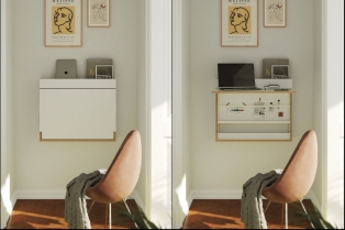 Zidni sto koji štedi prostor