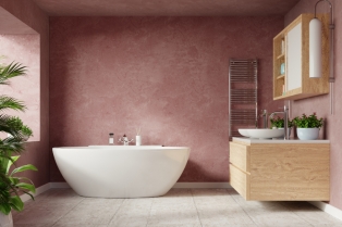 Prihvatanje elegancije: uspon modernih ružičastih kupatila