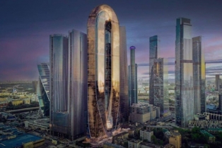 One Tower: Skulpturalni neboder u obliku petlje menja siluetu Moskve