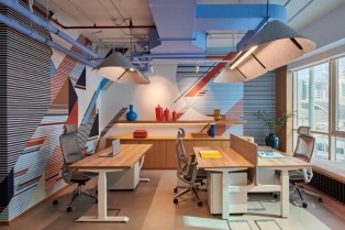 Pozitivna energija u kancelariji: avangardni zidovi koji inspirišu