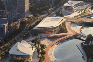 Zaha Hadid Architects oblikuje novi kulturni pejzaž Hangdžoua